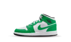 Jordan 1 Mid Lucky Green (GS)