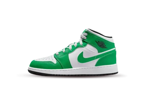 Jordan 1 Mid Lucky Green (GS)