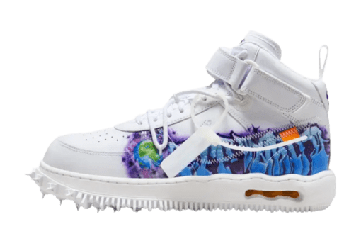 Nike Air Force 1 Mid Off-White Graffiti White